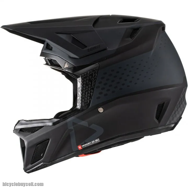 Leatt Helmet MTB Gravity 8.0 - Composite Black Matte - 1 Year Warranty