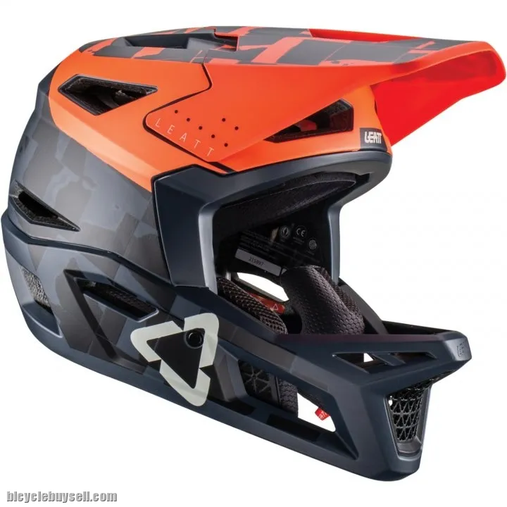 Leatt Helmet MTB Gravity 4.0 - Steel / Coral / Ivy - 1 Year Warranty