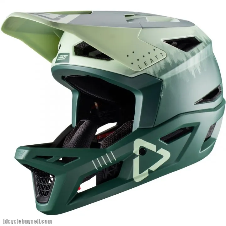 Leatt Helmet MTB Gravity 4.0 - Steel / Coral / Ivy - 1 Year Warranty