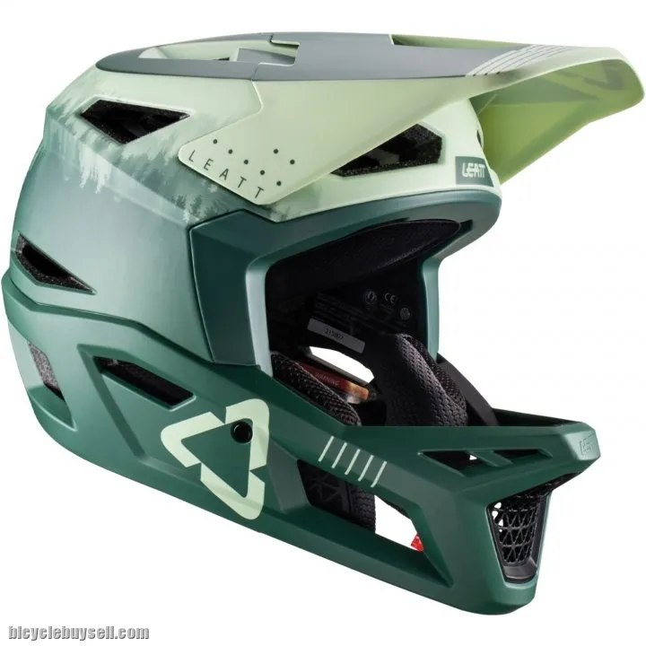 Leatt Helmet MTB Gravity 4.0 - Steel / Coral / Ivy - 1 Year Warranty