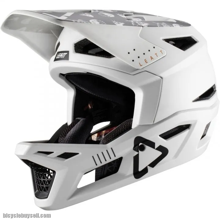 Leatt Helmet MTB Gravity 4.0 - Steel / Coral / Ivy - 1 Year Warranty