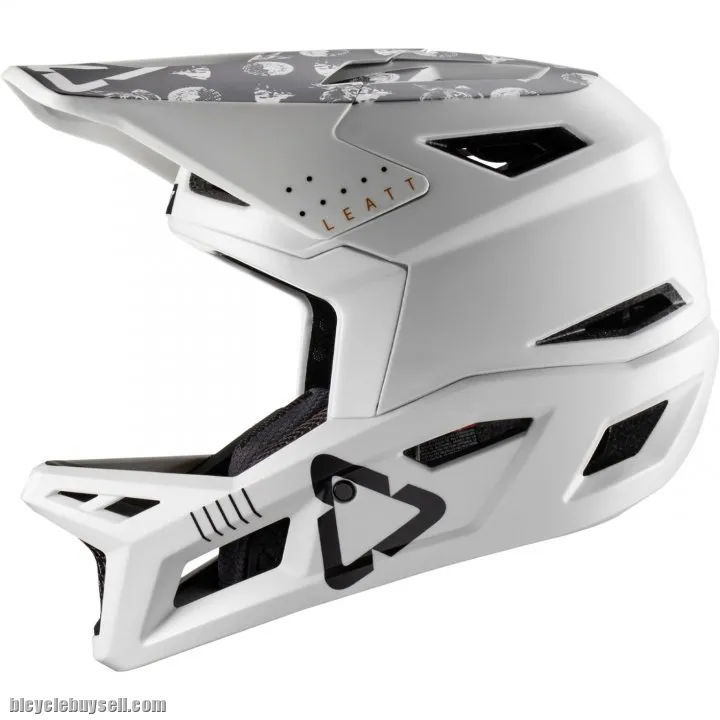 Leatt Helmet MTB Gravity 4.0 - Steel / Coral / Ivy - 1 Year Warranty