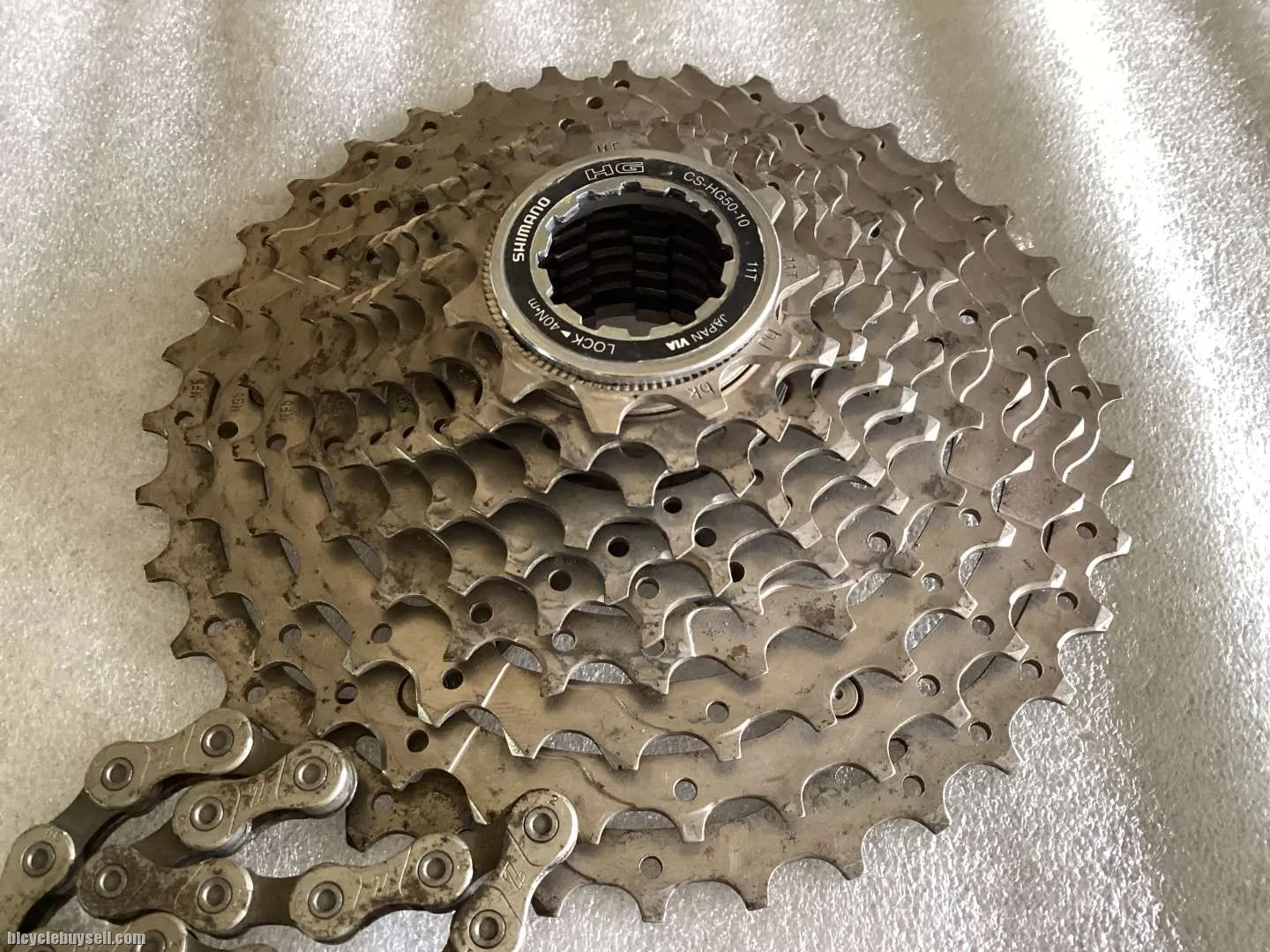 Shimano Deore 10s Caset/KMC X10 Chain (used)  @ free pos