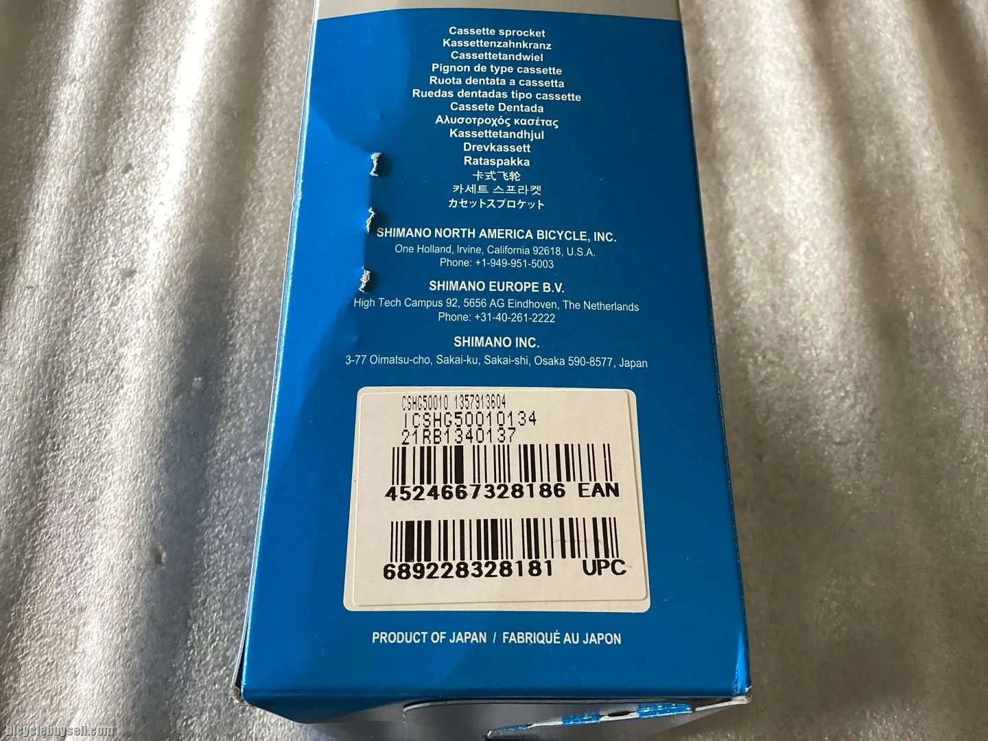 Shimano HG-500 Caset 11-34T | 10speed @ free pos