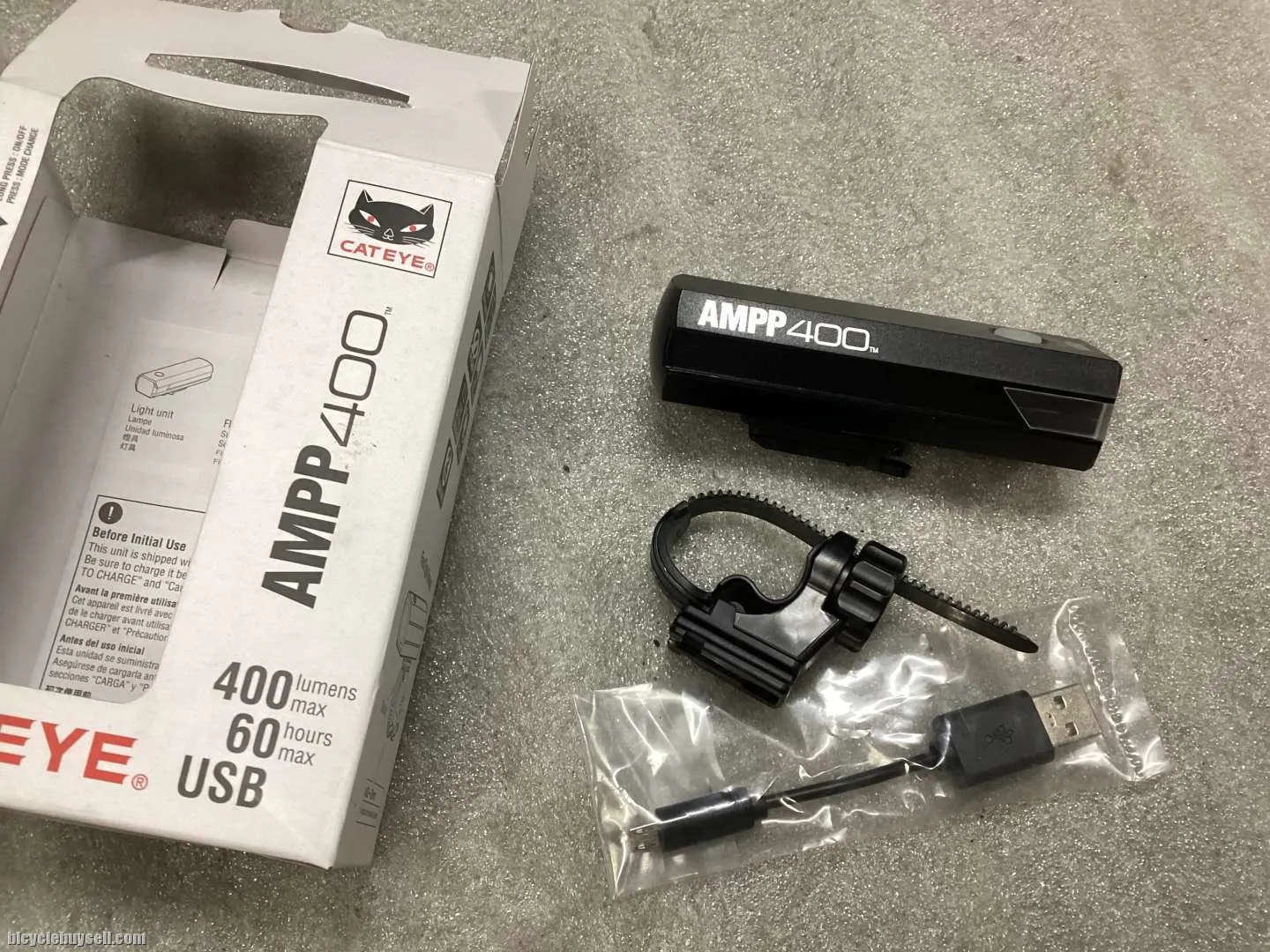 Cateye AMPP 400 Lumens Front Light @ free pos