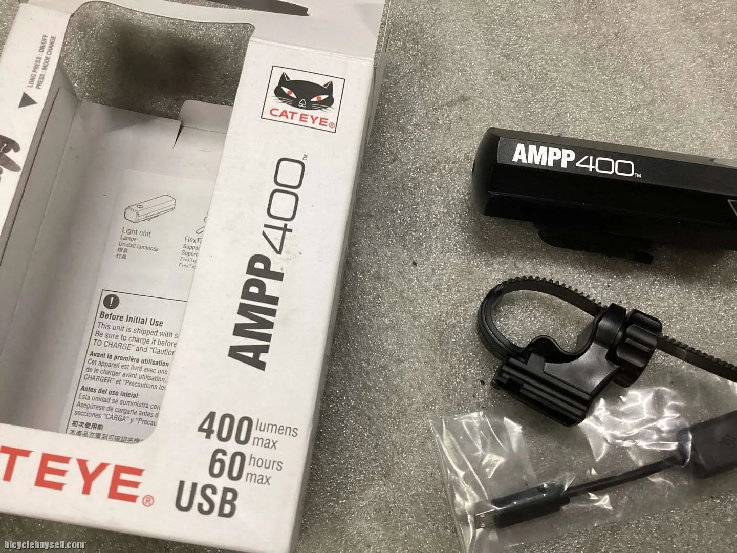 Cateye AMPP 400 Lumens Front Light @ free pos
