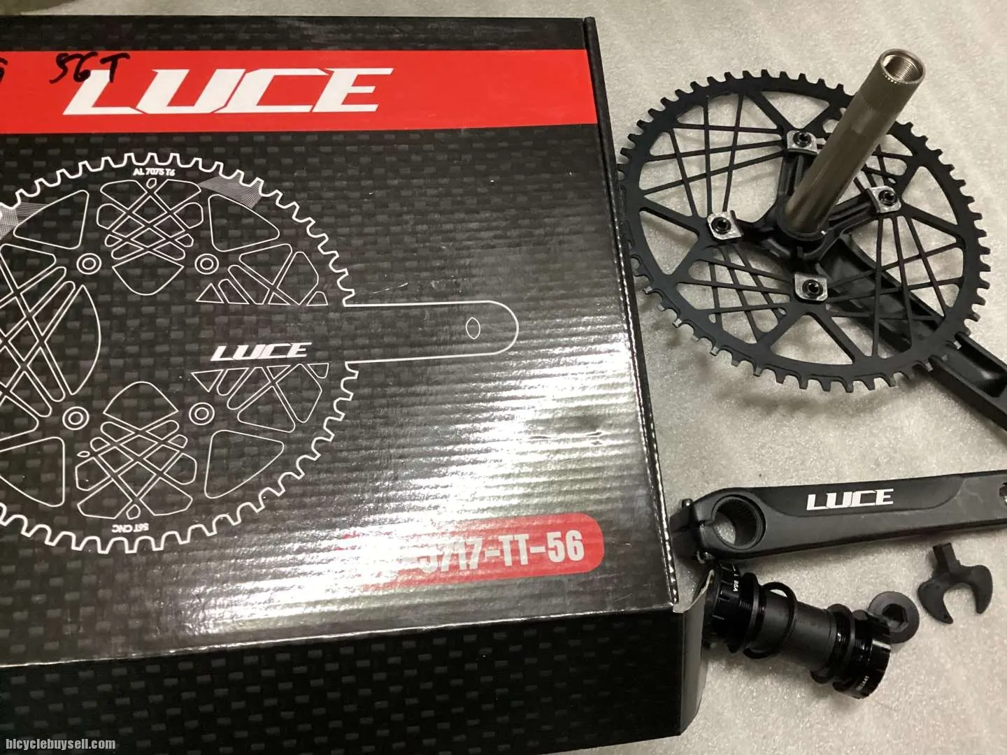 Luce 56T Hollow Crankset | Folding @ free pos