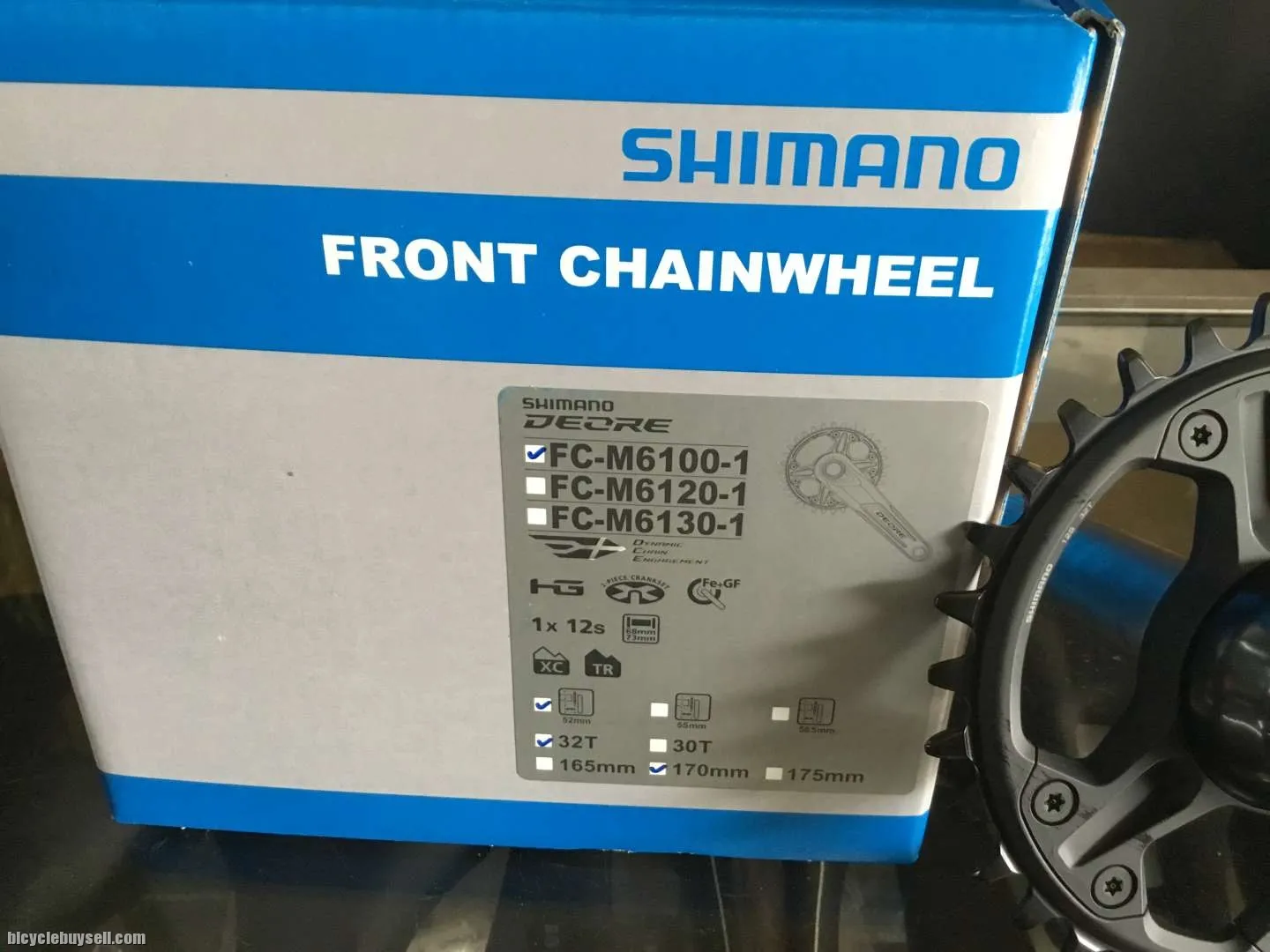 Shimano Deore M6100 1x12s 32T Japan (free pos w.m)