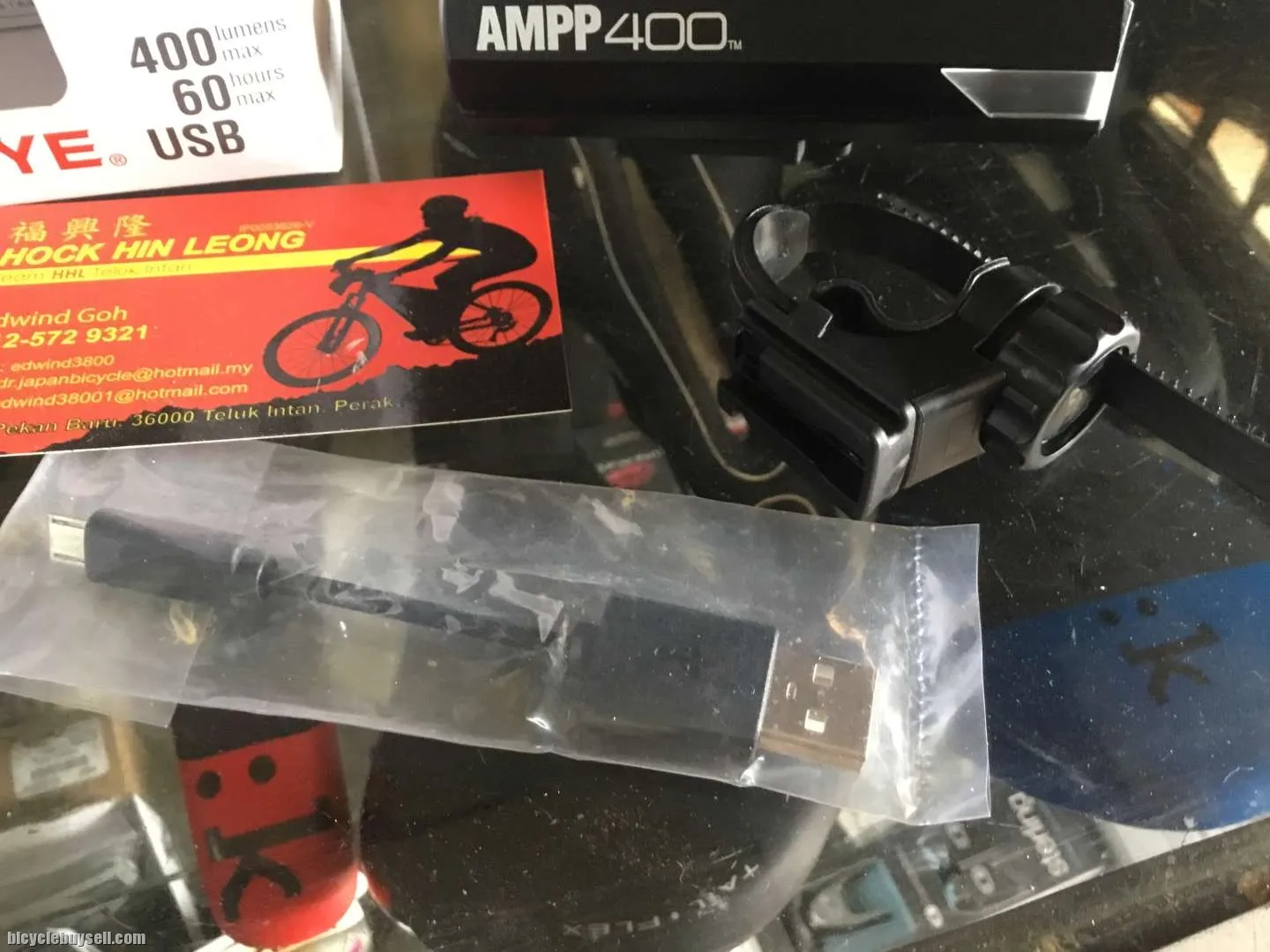 Cateye AMPP400 Front Lights / Super Bright (free pos w.m)
