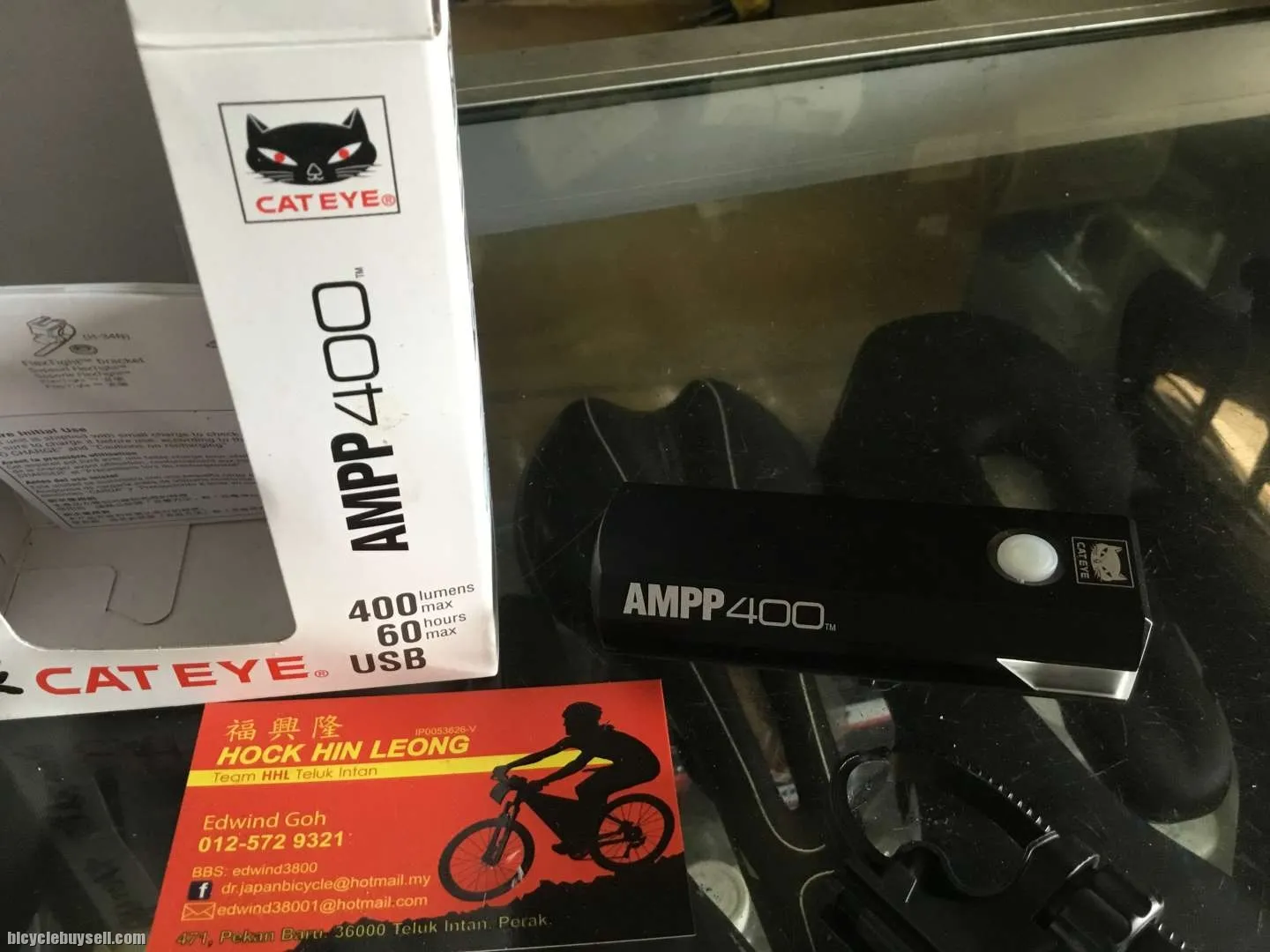 Cateye AMPP400 Front Lights / Super Bright (free pos w.m)