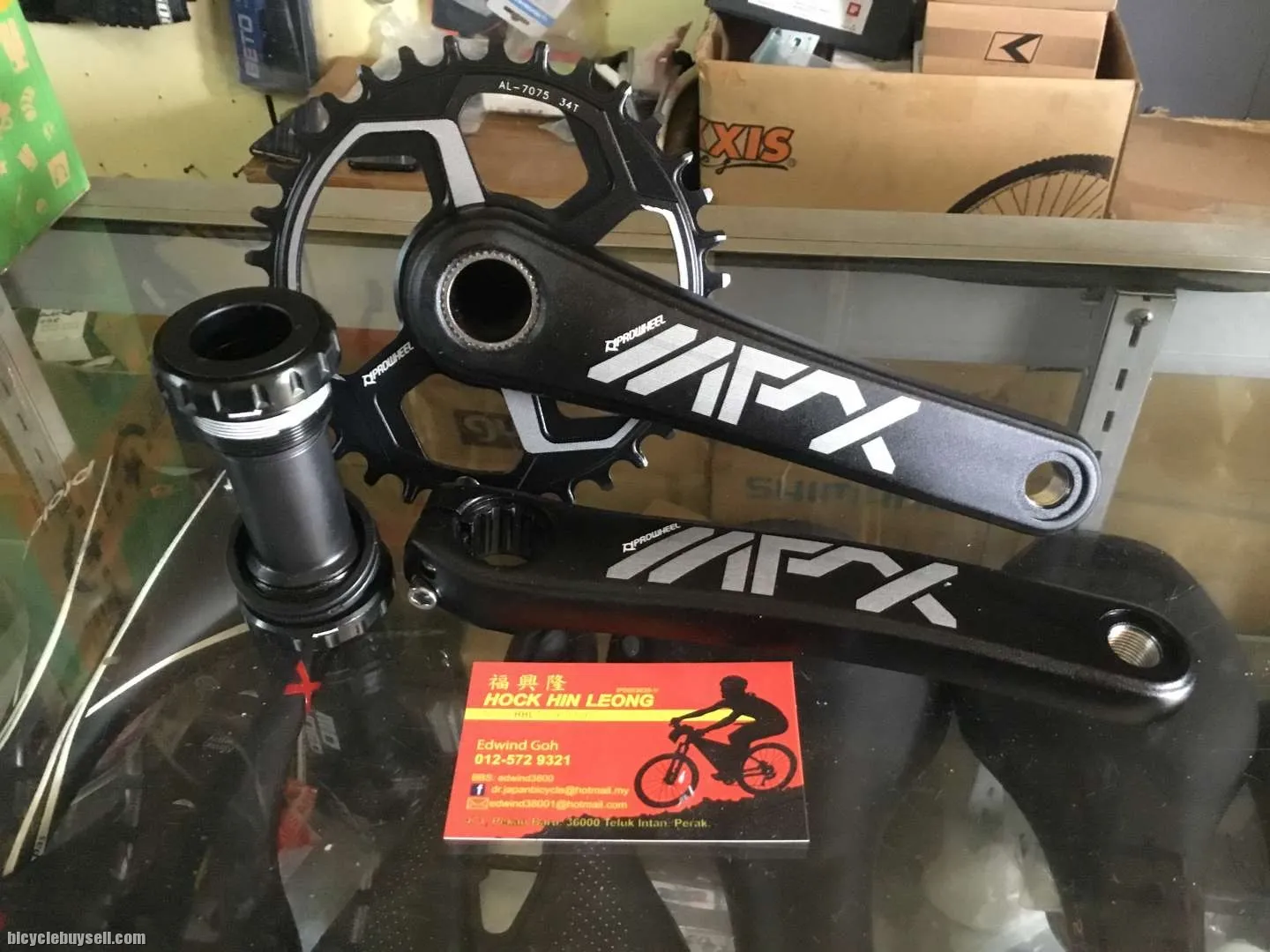 Prowheel Crankset with BB 34T 12speed (free pos w.m)
