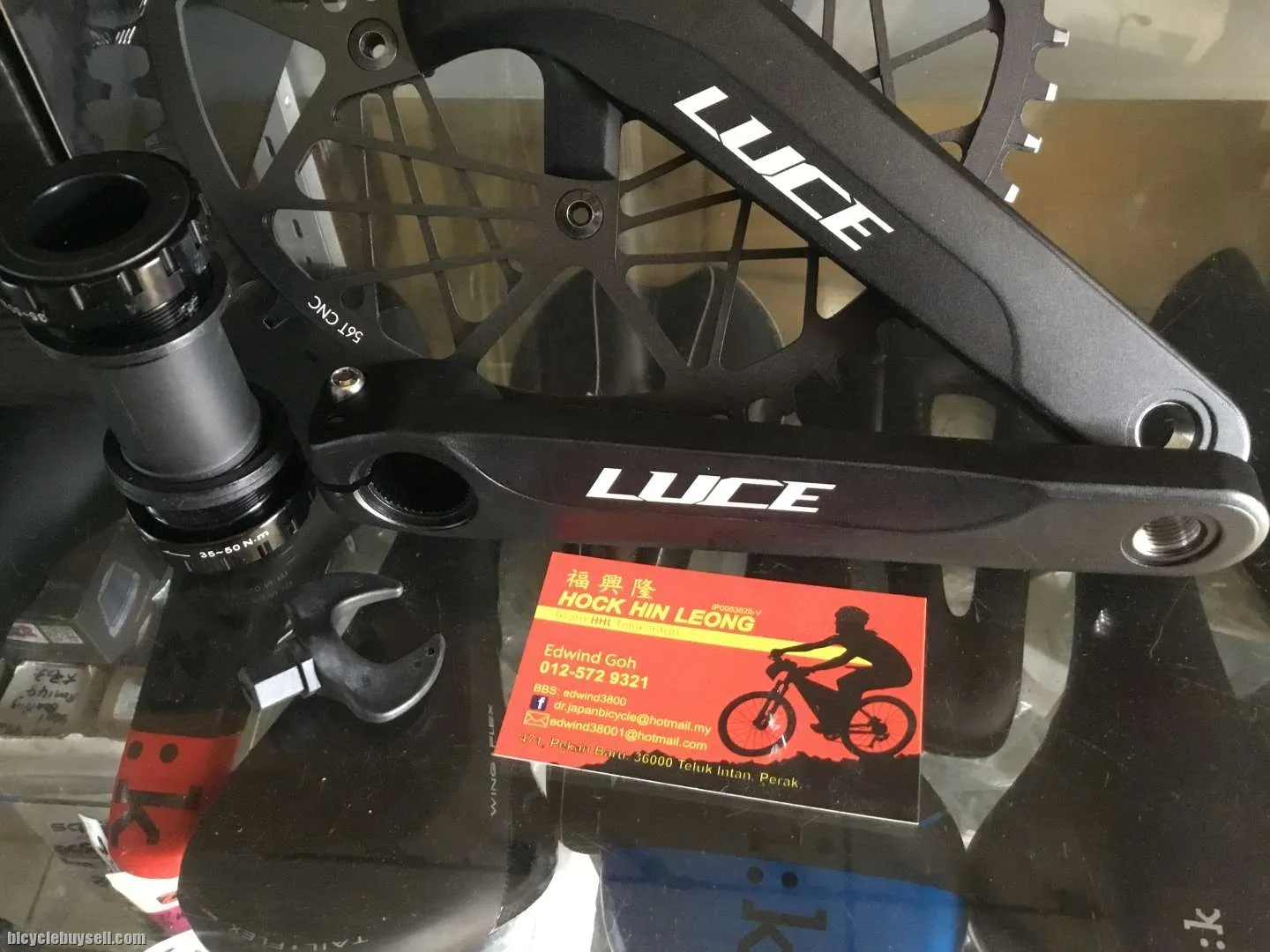 Luce Folding Crankset 56T with BB (free pos w.m)