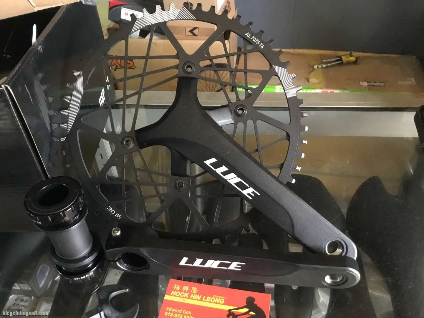 Luce Folding Crankset 56T with BB (free pos w.m)