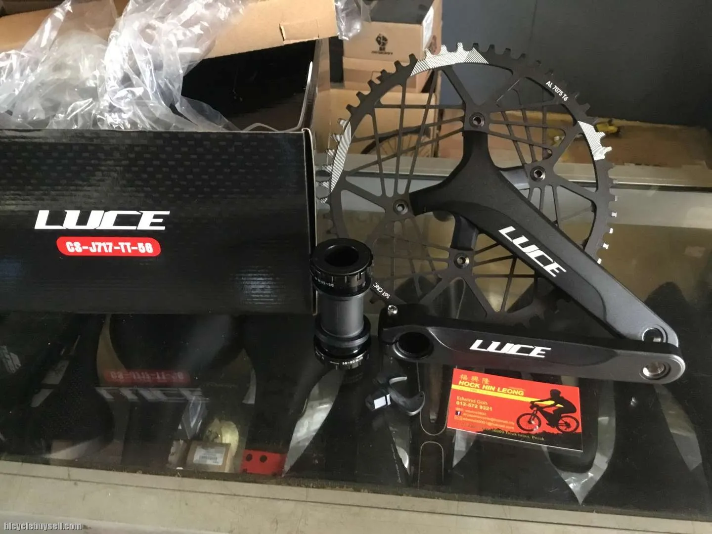 Luce Folding Crankset 56T with BB (free pos w.m)