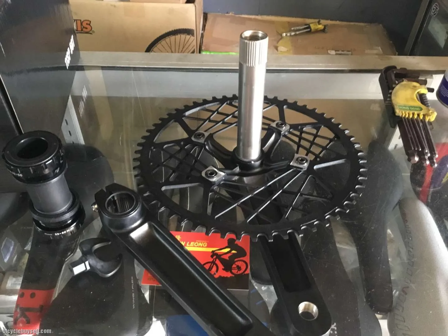 Luce Folding Crankset 56T with BB (free pos w.m)