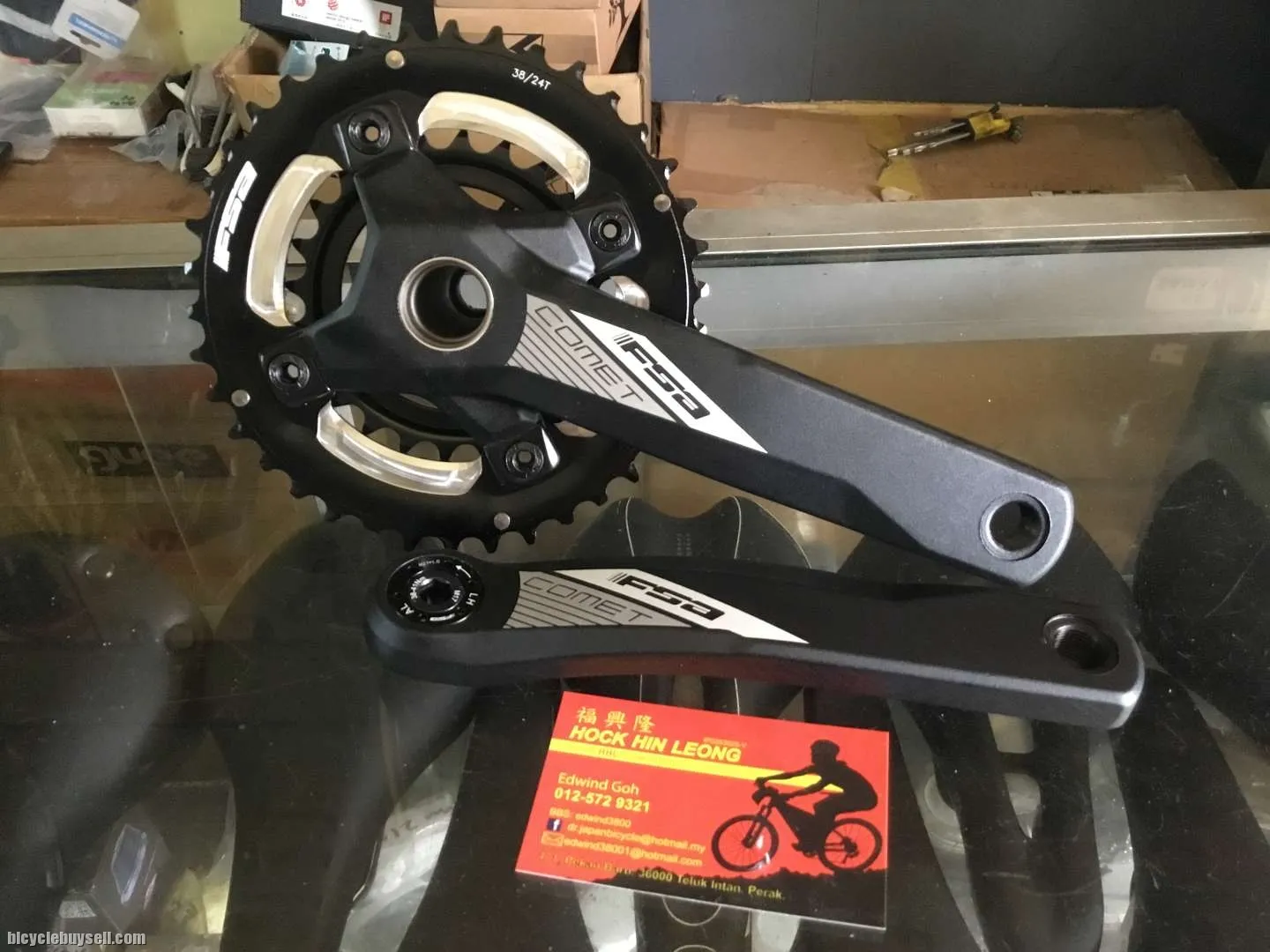 FSA Comet 38/24T Crankset Hollow (free pos w.m)