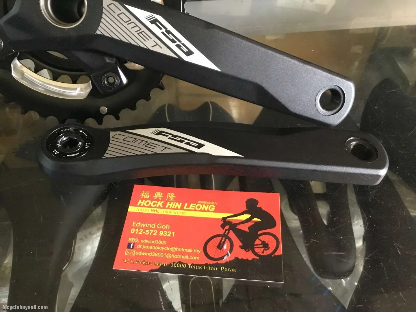 FSA Comet 38/24T Crankset Hollow (free pos w.m)