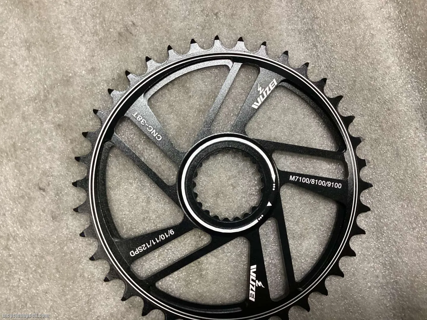 Shimano 38T SLX,XT,XTR Single Chainring 12s @ free pos