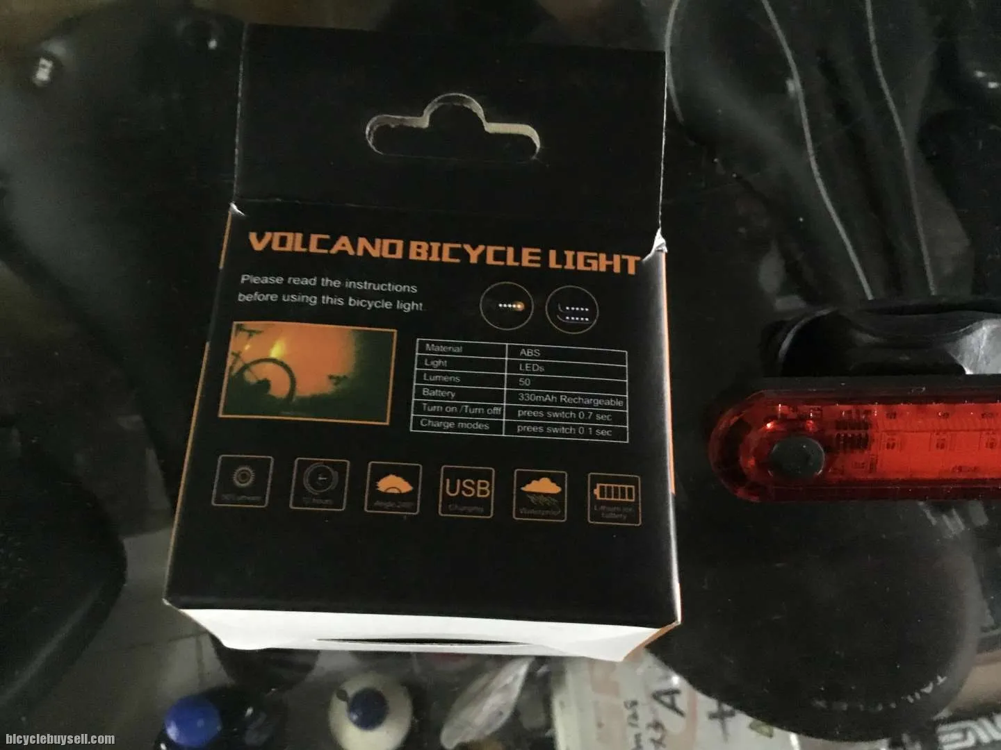 Volcano Rechargeable Rear Blink Light (free pos w.m)