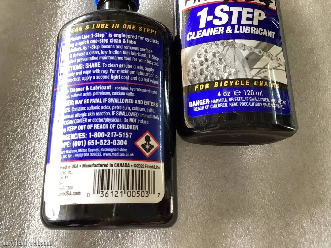 FinishLine USA 1-Step Clean Chain Lube 120ml @ free pos