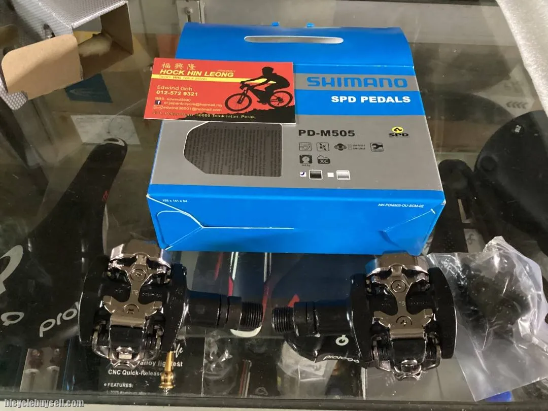 Shimano Clipless Pedal M505 (free pos w.m)