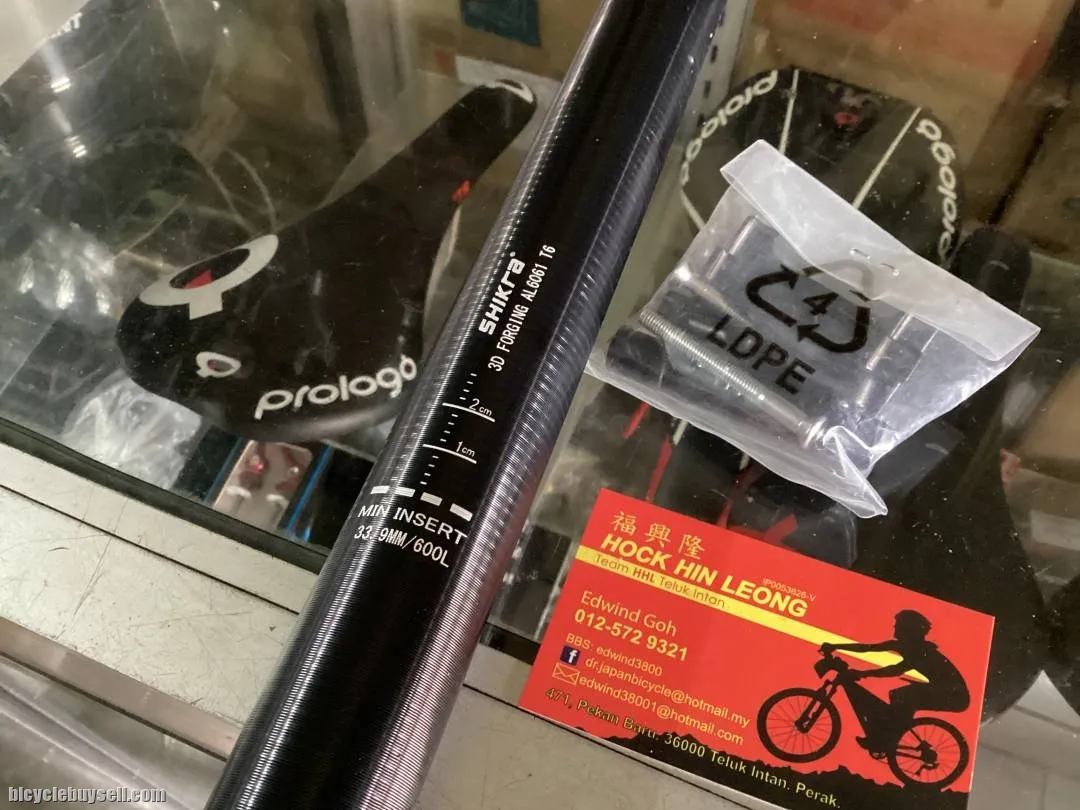 Shikra Folding Light Seatpost 33.9/600L (free pos w.m)