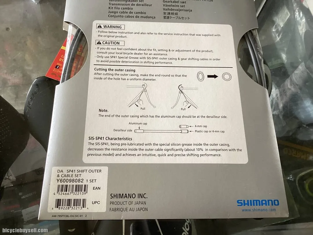 Shimano DuraAce 7900 Shift CableSet (free pos w.m)