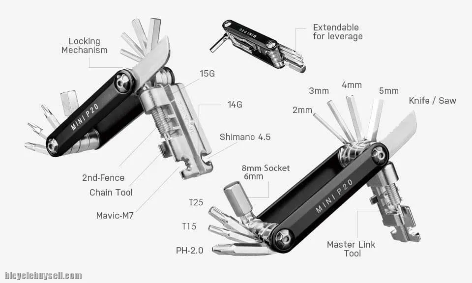 Topeak Mini P20 (20 Functions)