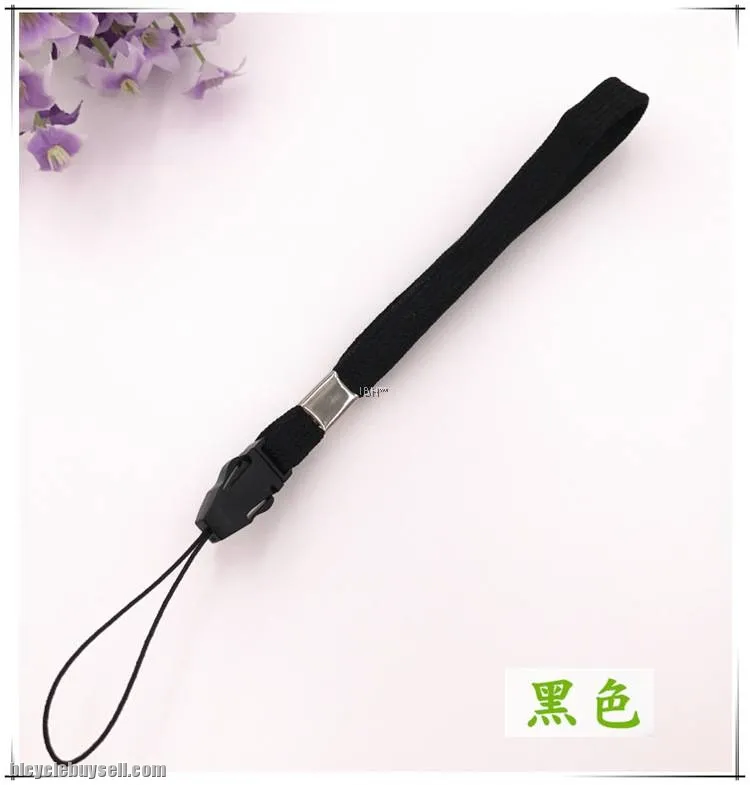 Lanyard Cable For GPS Meter Cycling Sports Smartphone Handphone Security Token DIY (Black)