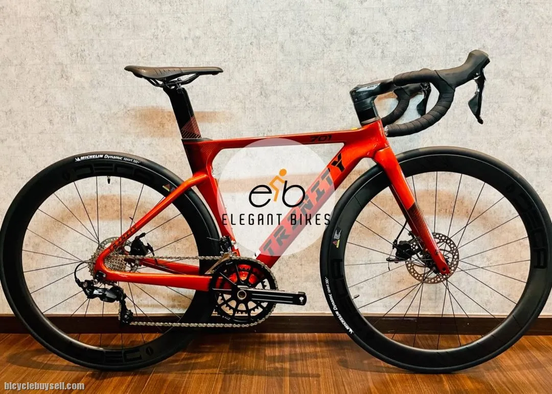 NEW TRINITY ROAD UCI FRAME AERO 11SP R7000 SHIMANO CARBON WHEELSET