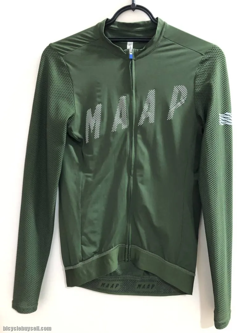 (sold) MAAP pro fit jersey long sleeve olive medium