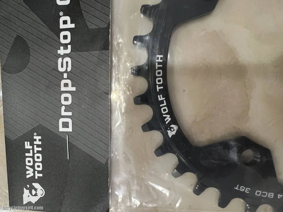 Wolf Tooth PowerTrac Elliptical Drop-Stop Chainring 36t 104 BCD