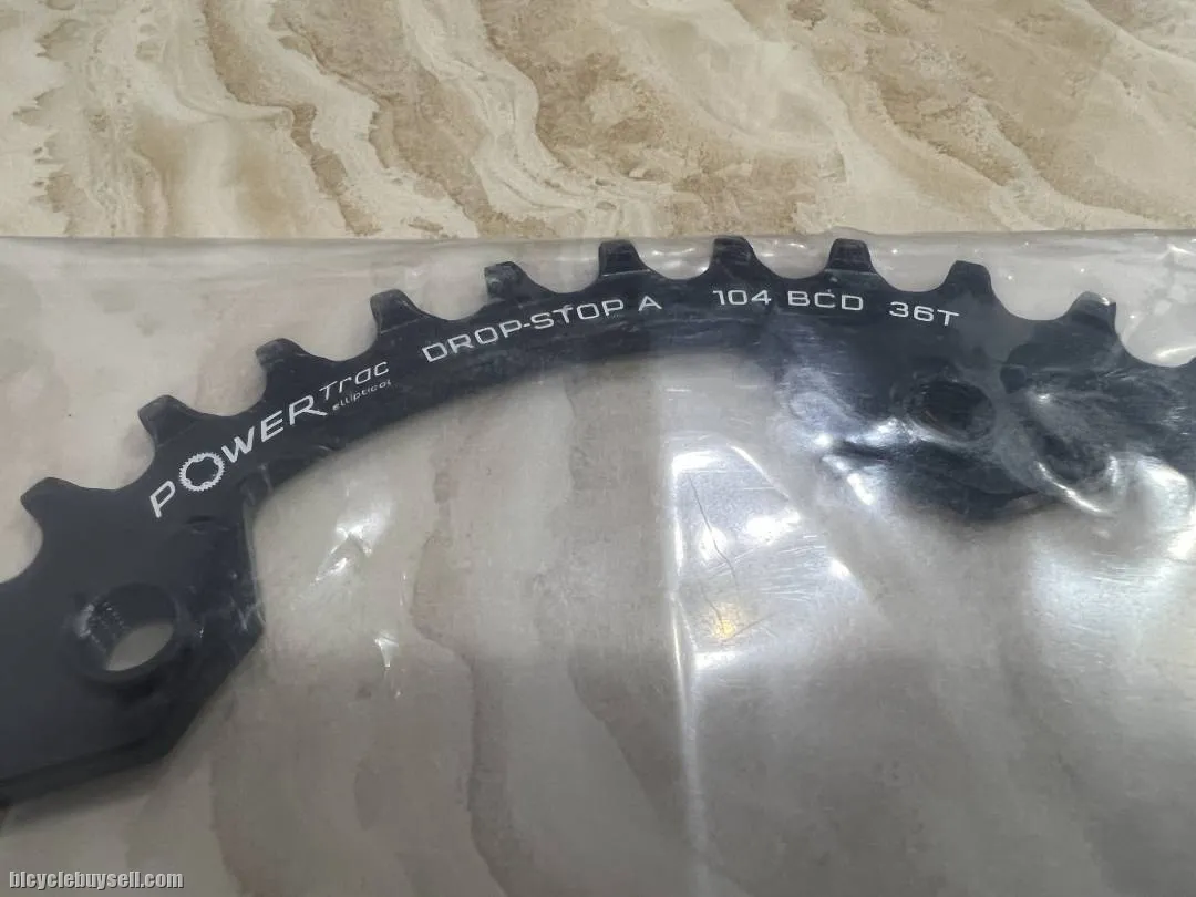 Wolf Tooth PowerTrac Elliptical Drop-Stop Chainring 36t 104 BCD