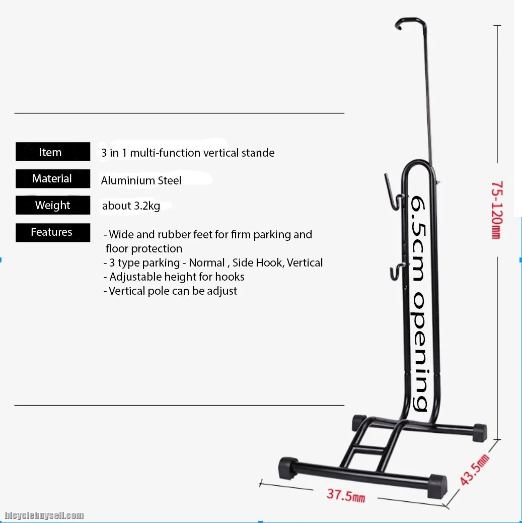 VERTICAL STAND 3 IN 1 FOR BICYCLE ROADBIKE MTB
