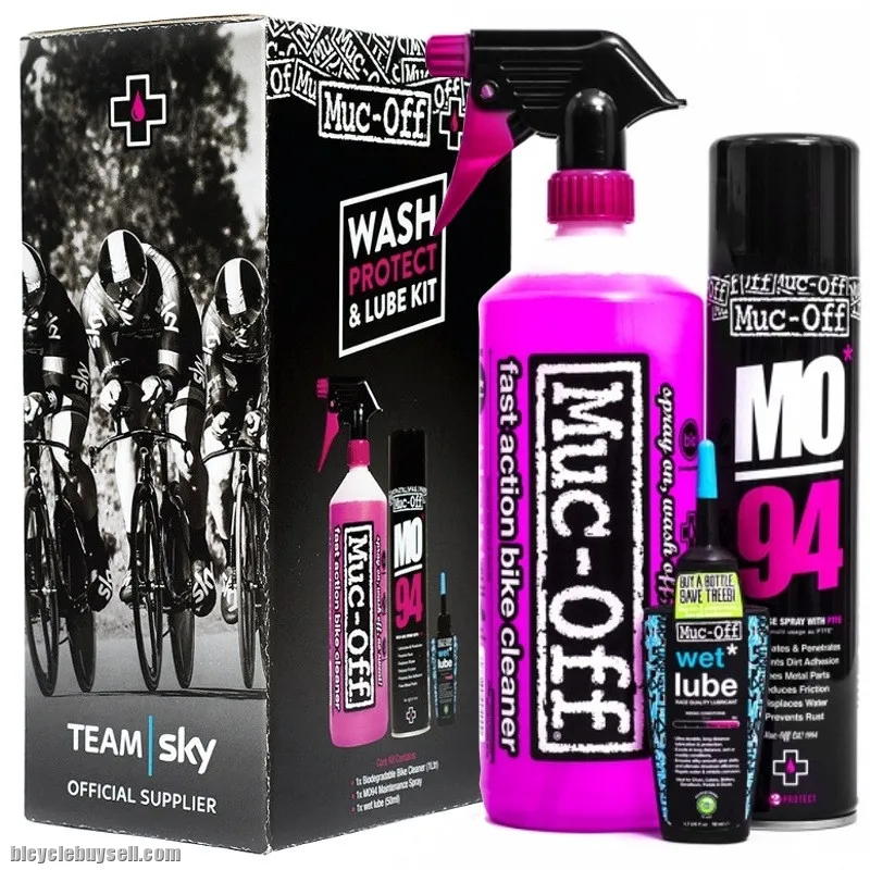 MUC-OFF WASH PROTECT AND LUBE KIT The Muc-Off Wash Protect and Lube kit