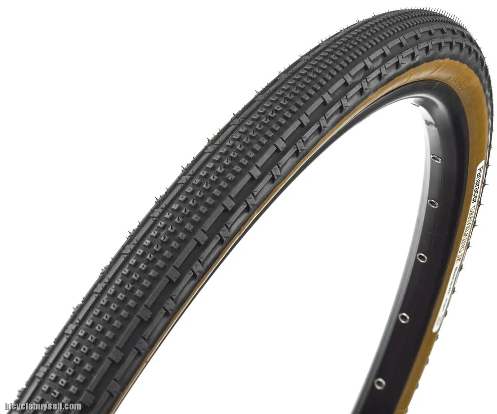 PANARACER GravelKing SK 700x35C Black/Brown Tire for Bicycle Tubeless ready skinwall Gravel Road