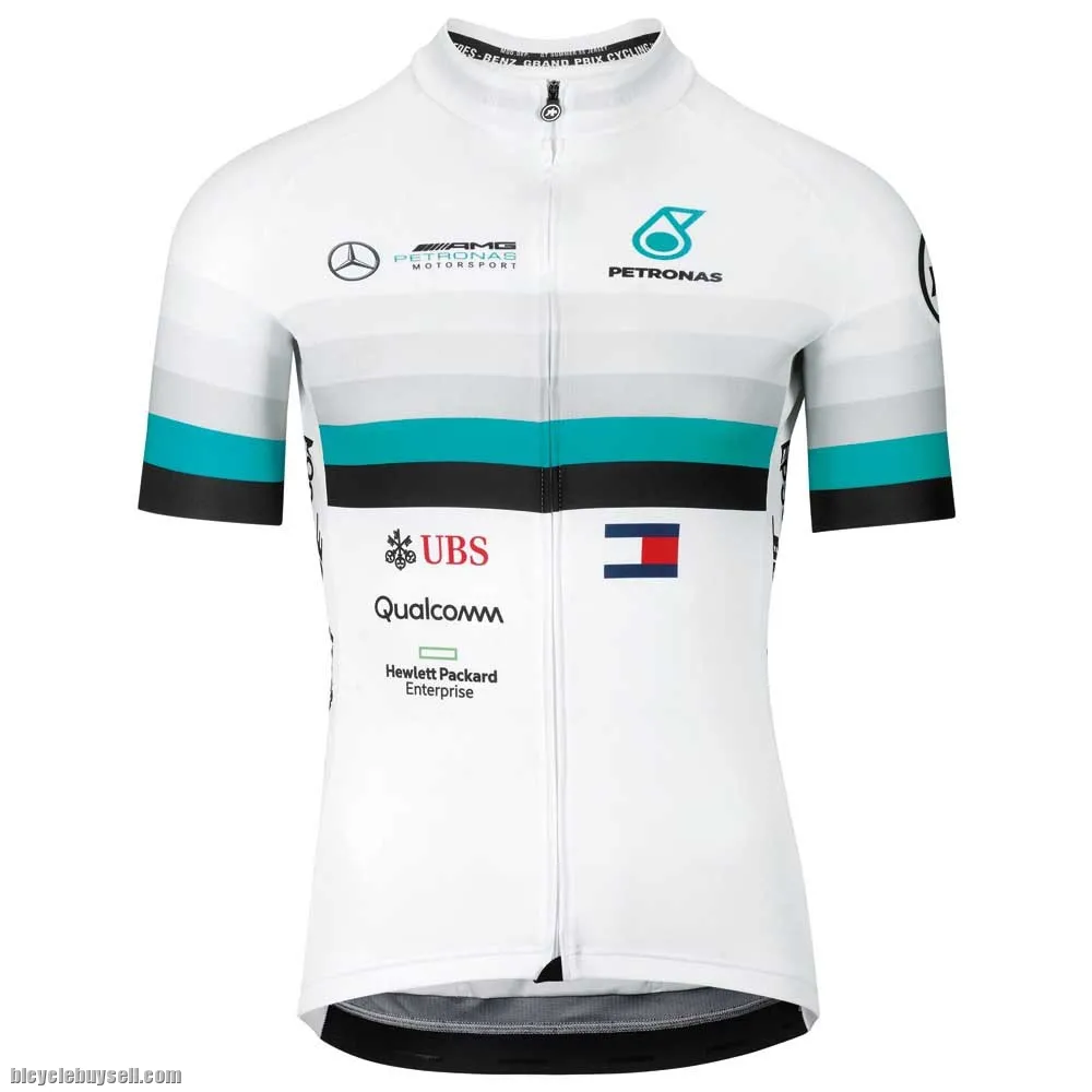 Petronas AMG Mercedes race cut cycling jersey with cool tech polyester fabric READY STOCK