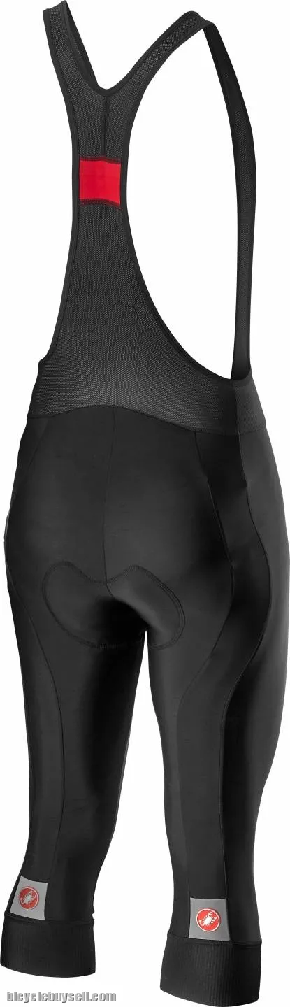 CASTELLI ENTRATA 2 BIB KNICKER 3/4 BIBS KISS AIR 2 PADDING PREMIUM BICYCLE PANTS ORIGINAL WITH BARCO