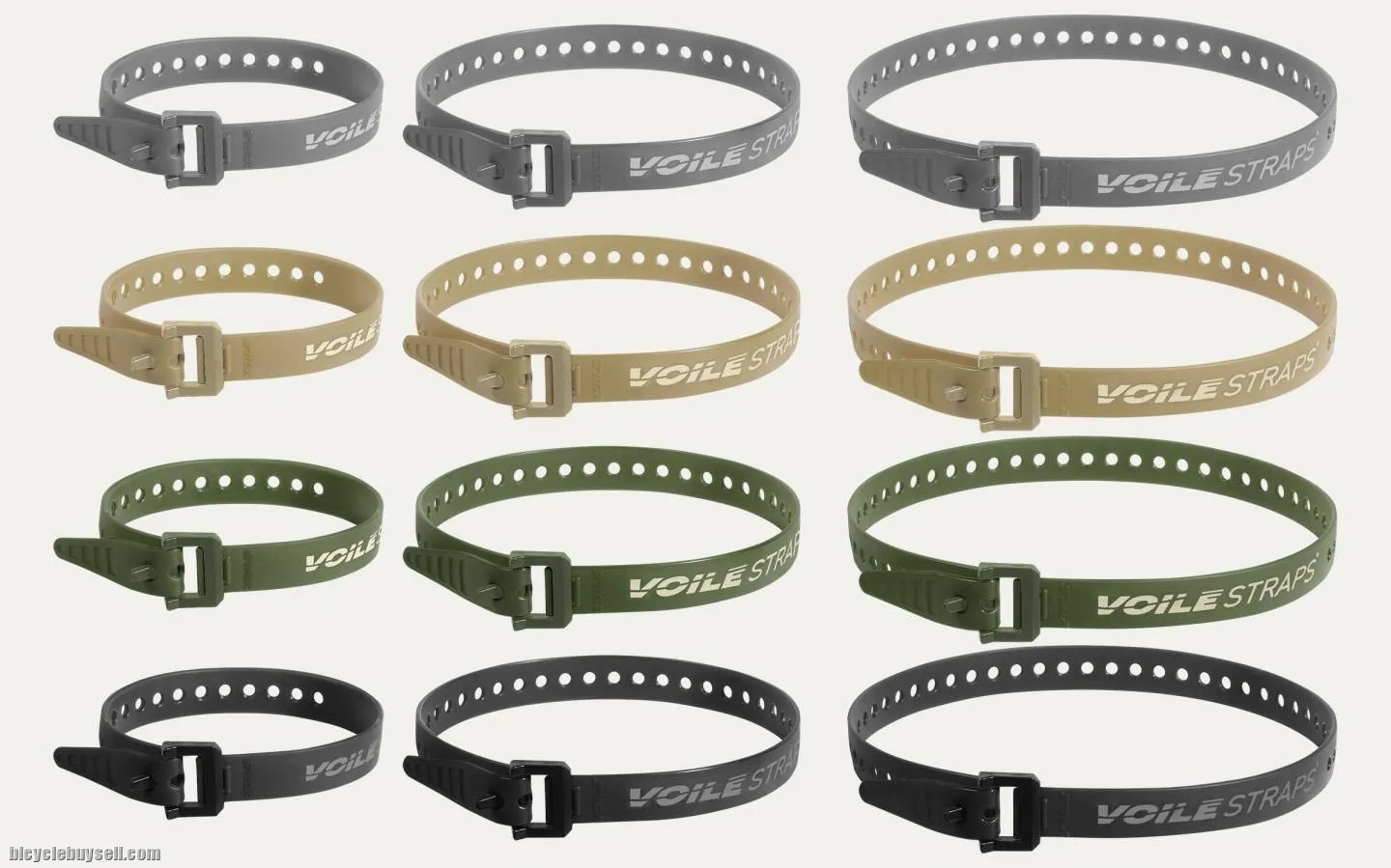 Voile Straps Limited Edtion Pastel Color  - 15â€ 20" 25" Nylon Buckle Infinitely useful Made In USA