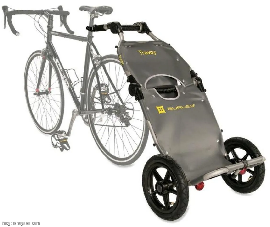 Burley Travoy Cargo Trailer - Silver