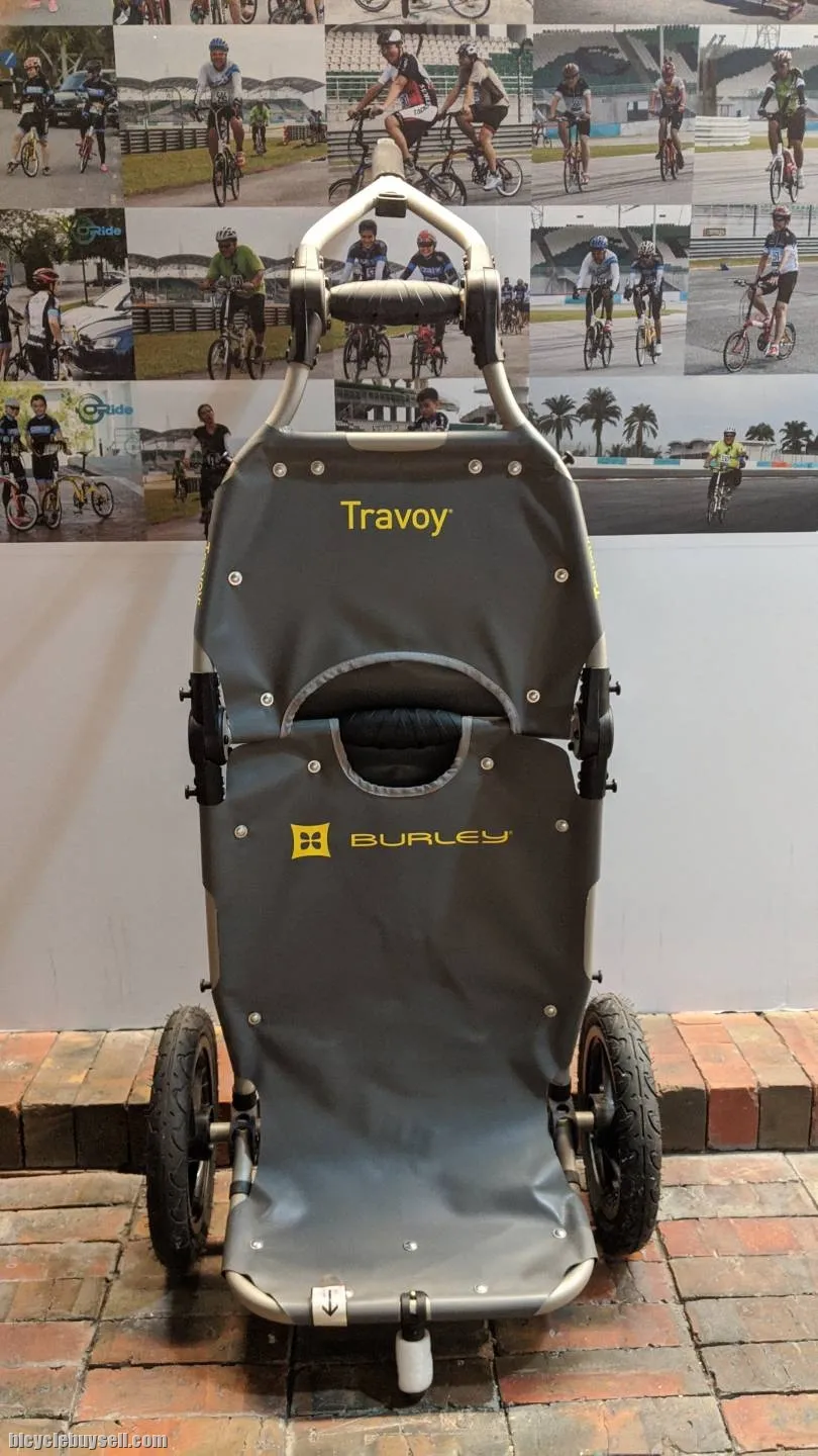 Burley Travoy Cargo Trailer - Silver