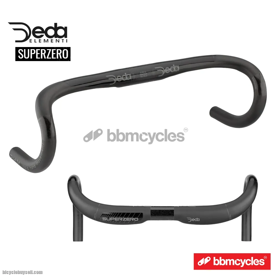 DEDA ELEMENTI SUPERZERO CARBON AERO DCR RHM RAPID HAND MOVEMENT ROAD BIKES HANDLEBARS
