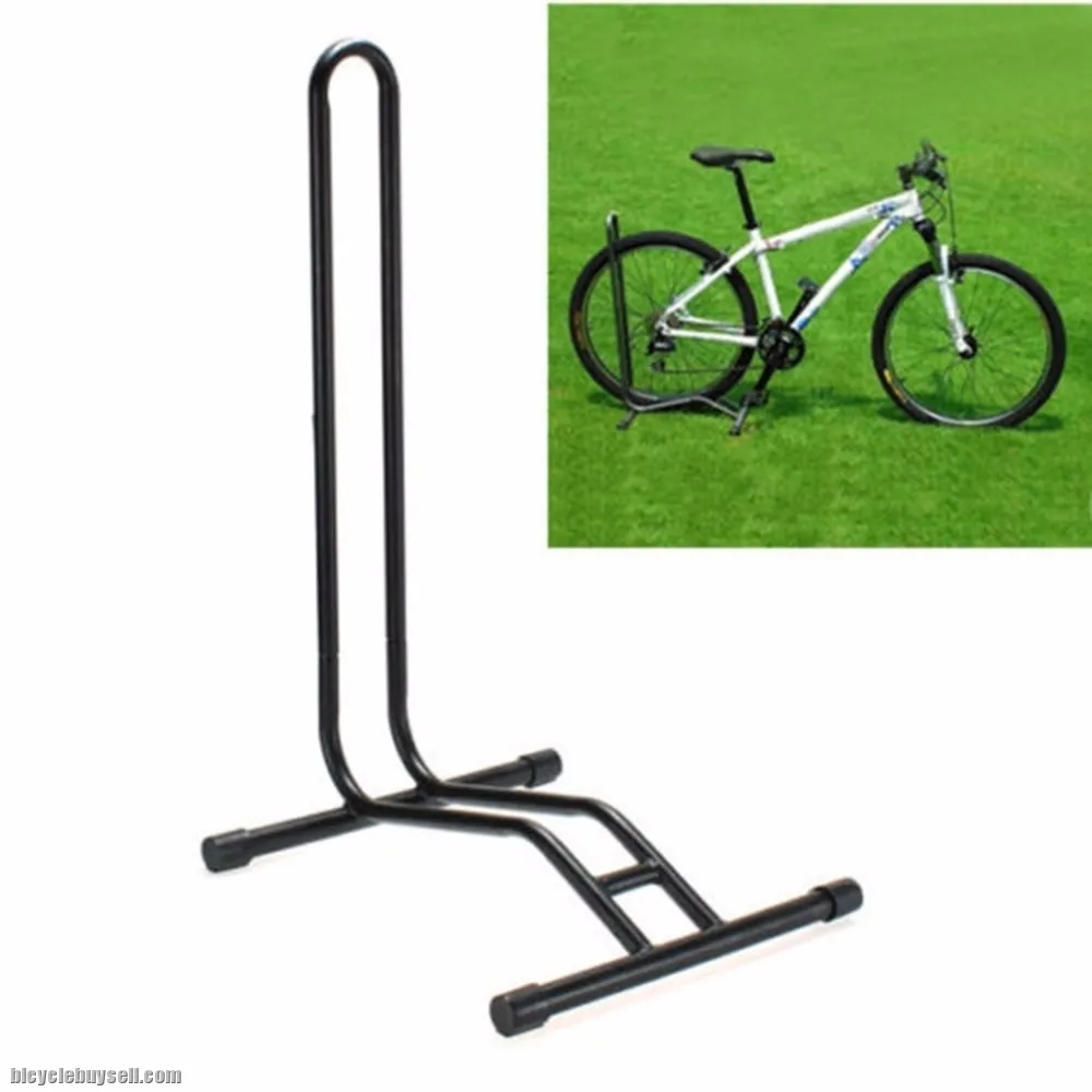 Bicycle Cycling Bike Floor Parking Rack Storage Stand Repair Stand Rack Holder Black