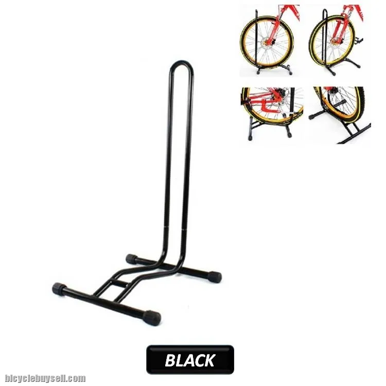 Bicycle Cycling Bike Floor Parking Rack Storage Stand Repair Stand Rack Holder Black