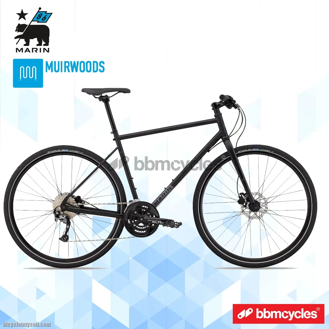 MARIN MUIRWOODS 700c 29ER BLACK HYBRID URBAN BIKES