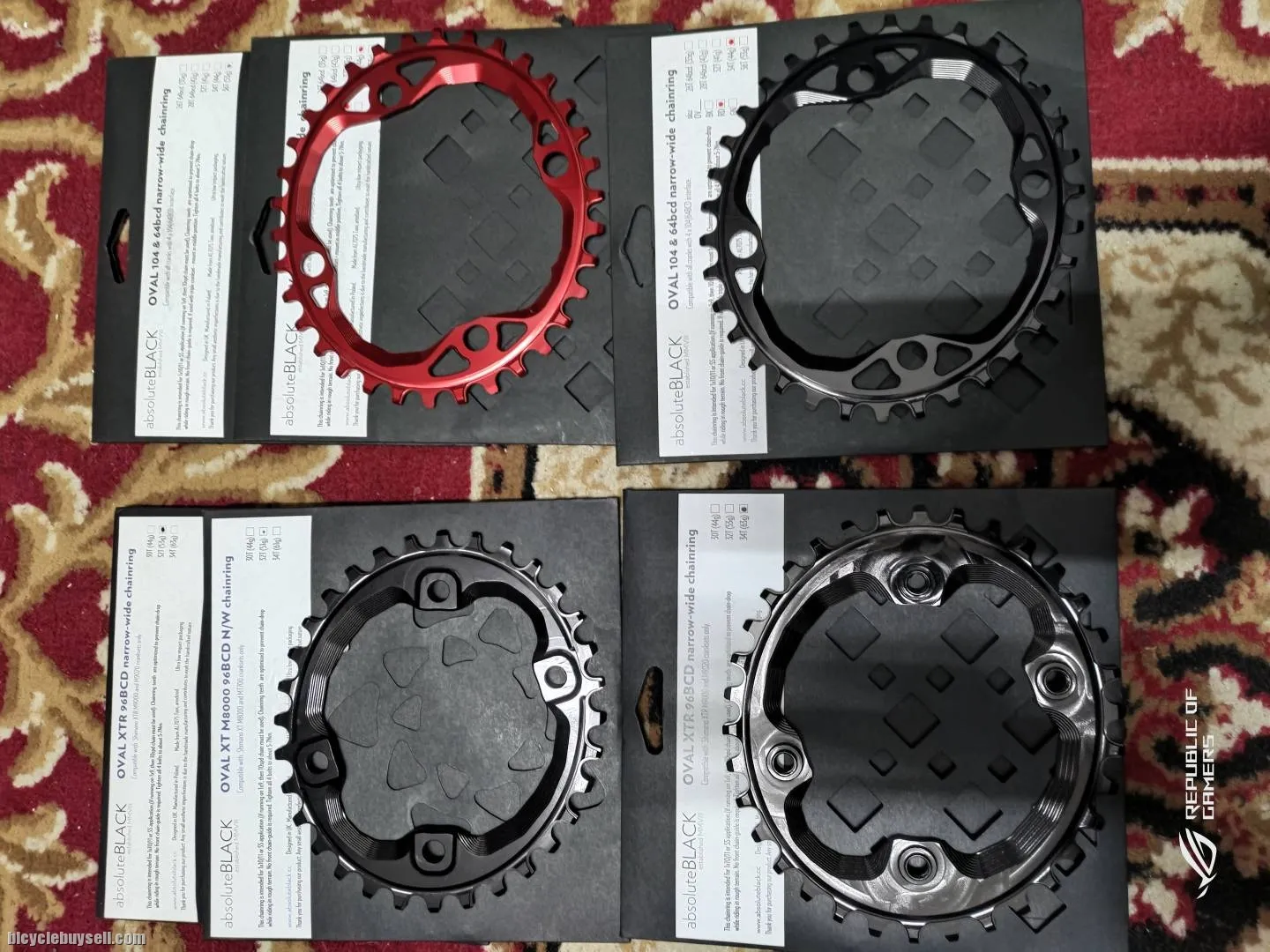 Absolute black chainring MTB