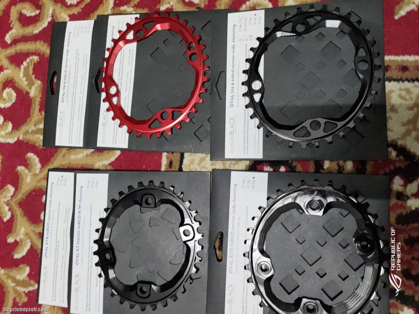 Absolute black chainring MTB