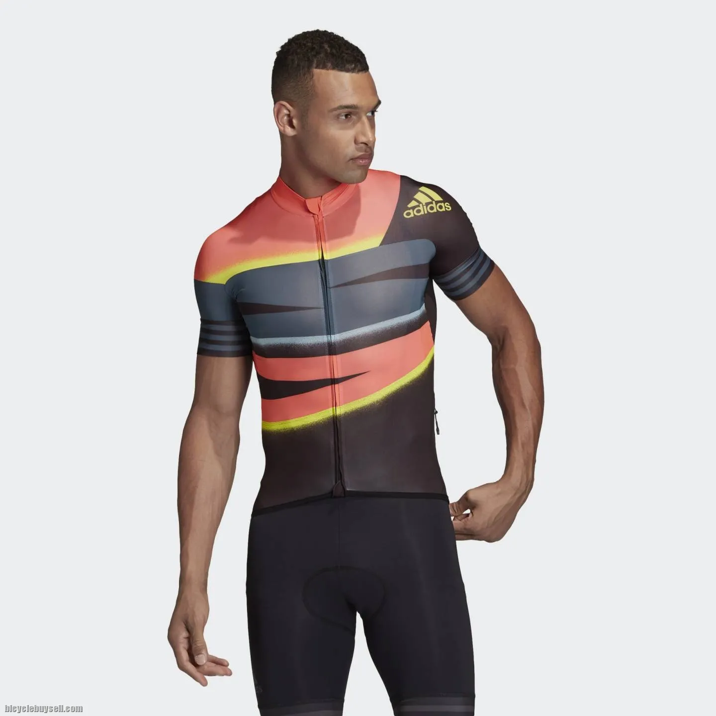 Adidas cycling jersey with Italy elastic arm band MTB road bike  ready stock