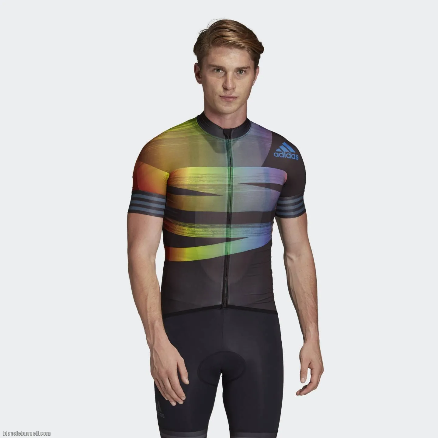 Adidas cycling jersey with Italy elastic arm band MTB road bike  ready stock