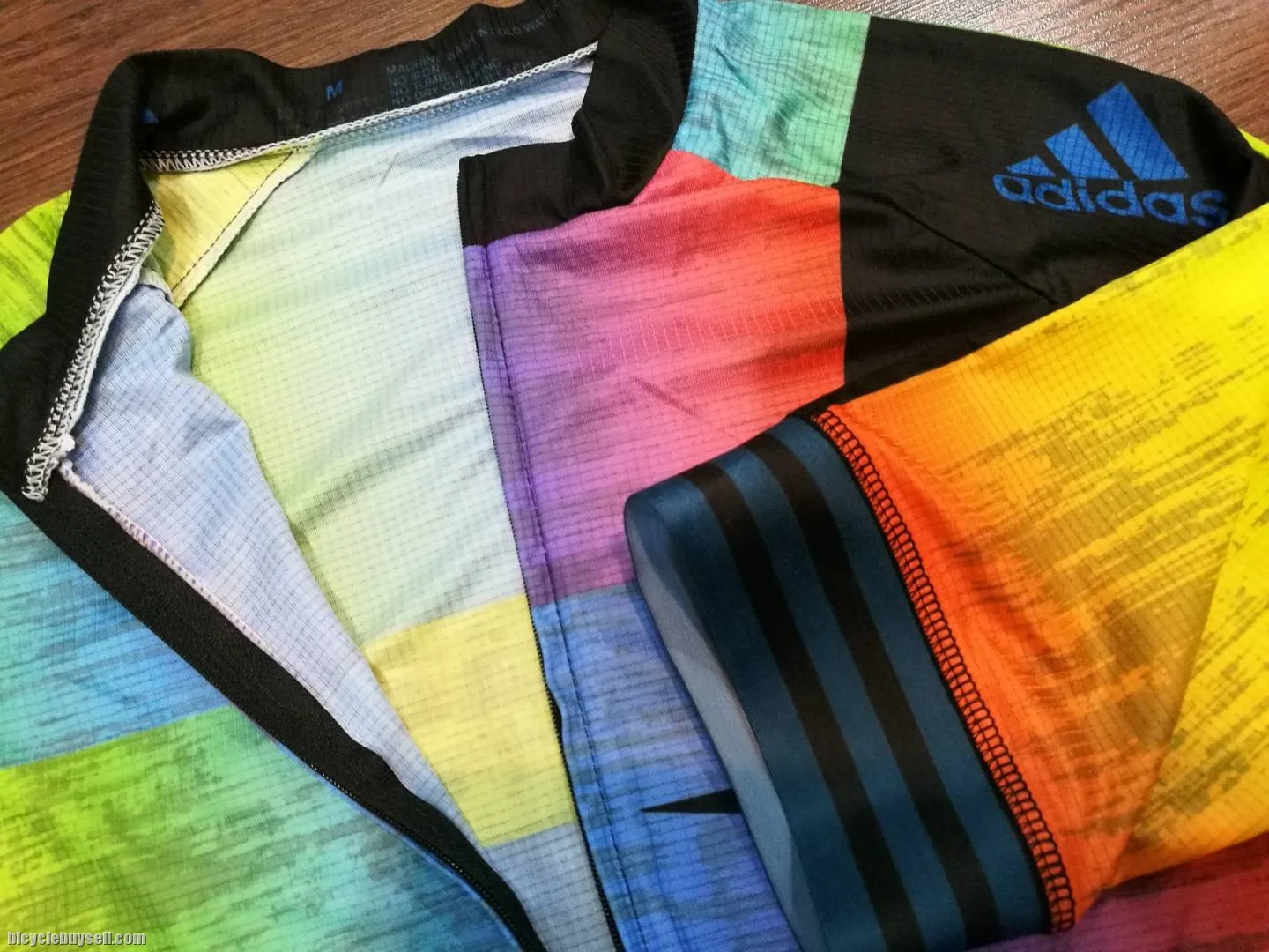 Adidas cycling jersey with Italy elastic arm band MTB road bike  ready stock